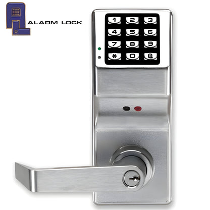 Alarm Lock Trilogy Digital Keypad Lever Set w/ High Capacity Audit Trail - 26D - Satin Chrome - Grade 1  - ALL-DL3200-26D