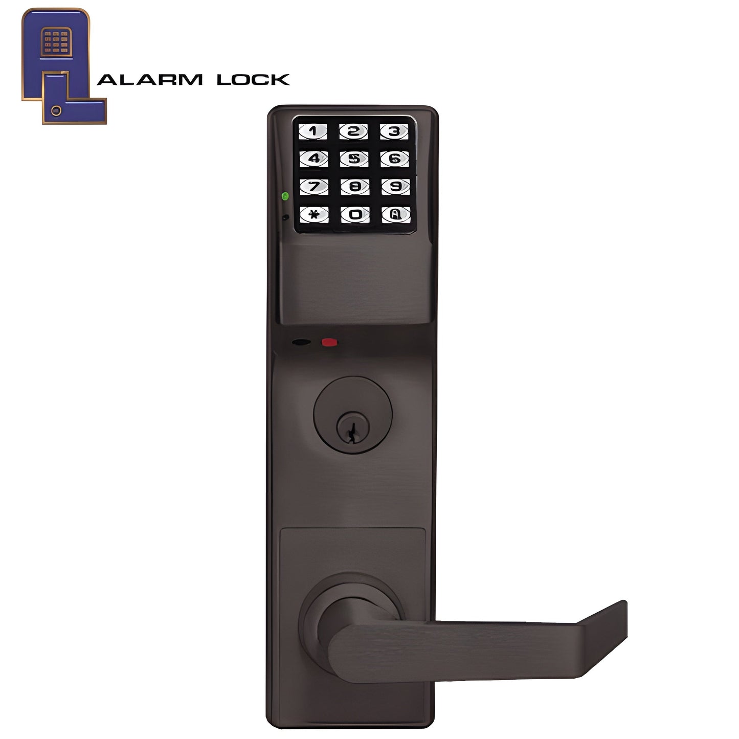 Alarm Lock Trilogy Classroom Mortise Lever Set w/ High Capacity Audit Trail - US10B - Durondic Bronze - Left Handed - Grade 1 - ALL-DL3500CRL-10B
