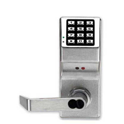 Alarm Lock Trilogy - DL4100IC - Digital Keypad Lever Set w/ High Capacity Audit Trail - SFIC Core - Satin Chrome - Fire Rated - Grade 1 - ALL-DL4100IC-26D