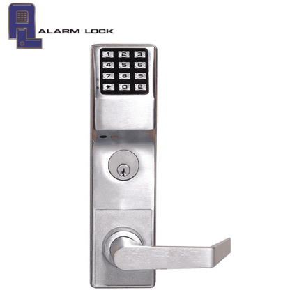 Alarm Lock Trilogy Digital Classroom Mortise Lever Lock w/ Audit Trail - Networx - Left-handed/Reversible - 26D - Satin Chrome - ALL-DL6500CRL-26D
