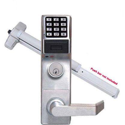 Alarm Lock Trilogy PROX Panic Exit Trim Keypad Digital Lock w/ Audit Trail  - 26D - Satin Chrome - ALL-ETPDLS1G-26D-Y71