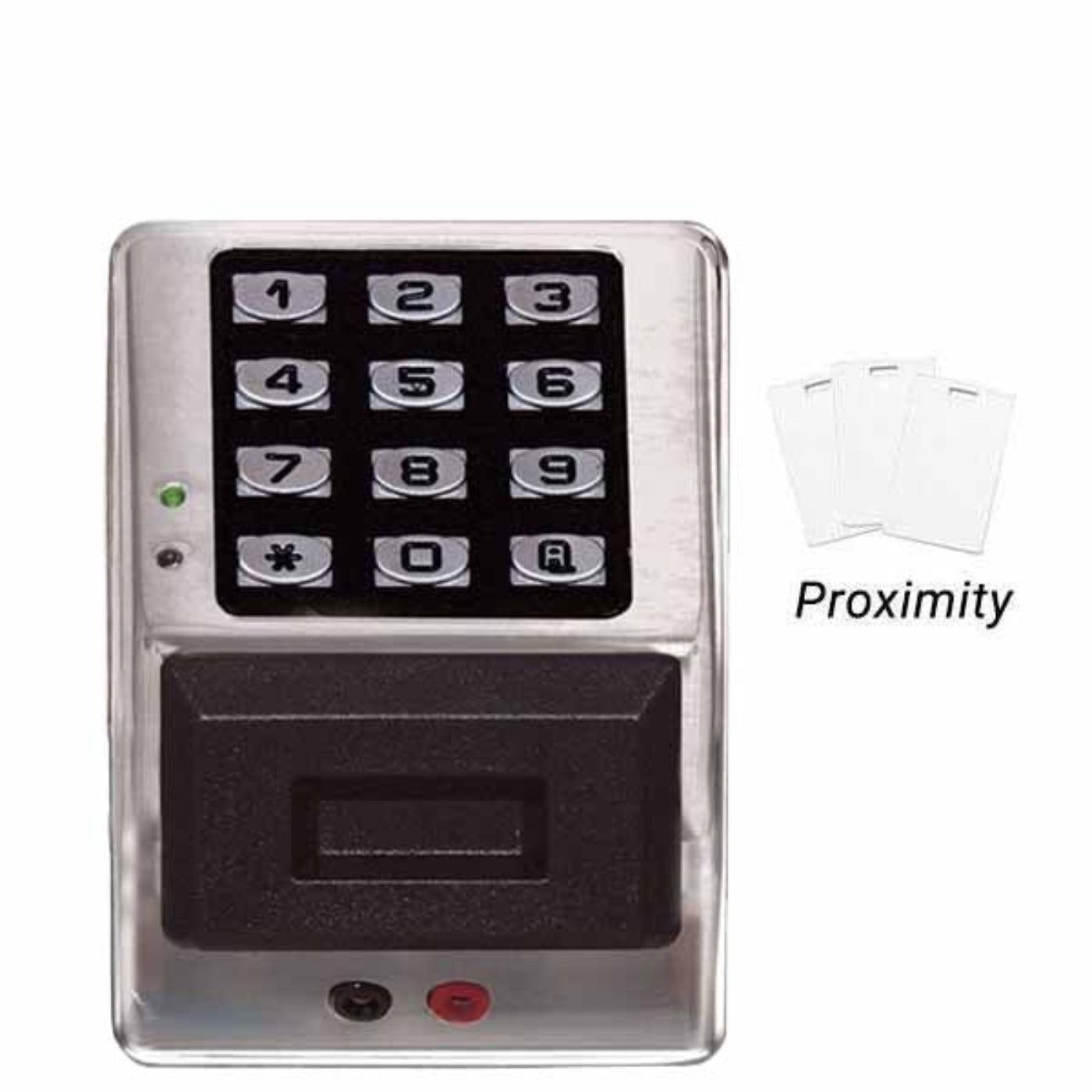Alarm Lock Trilogy  Weatherproof Digital PROX Access Control Keypads w/ Audit Trail  - Satin Chrome - 26D (Alarm Lock) - ALL-PDK3000-26D