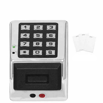 Alarm Lock Trilogy Weatherproof Digital PROX Access Control Keypads w/ Audit Trail - MS - Metallic Silver - ALL-PDK3000-MS