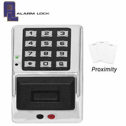 Alarm Lock Trilogy Weatherproof Digital PROX Access Control Keypads w/ Audit Trail - MS - Metallic Silver - ALL-PDK3000-MS