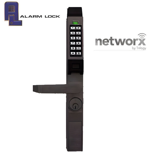 Alarm Lock Trilogy Narrow-Stile Digital PROX Keypad Lever Lock - Networx - 10B - Oil Rubbed Bronze - PDL1300NW