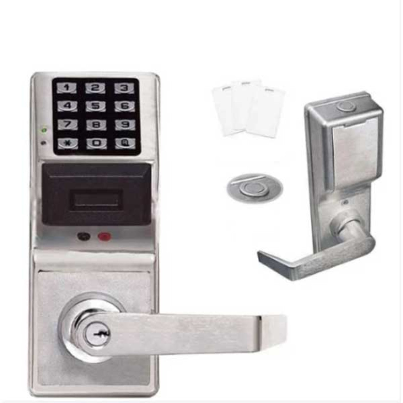 Alarm Lock Trilogy Digital PROX Keypad Lever Set w/ Audit Trail & Privacy Feature - 26D - Satin Chrome - ALL-PDL4100-26D