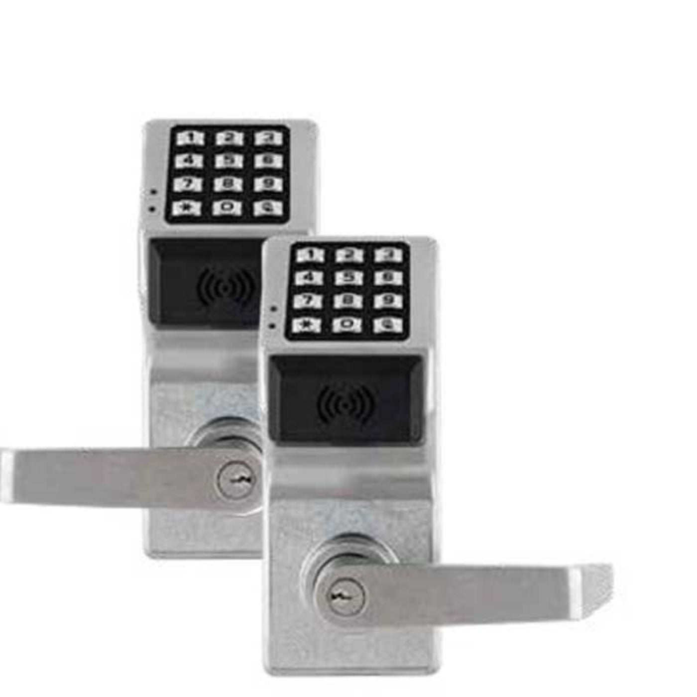 Alarm Lock Trilogy Double Sided Digital PROX Lever Set - Networx -  Wireless & Ethernet Feature - 26D - Satin Chrome - ALL-PDL6300-26D