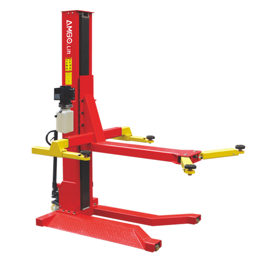 AMGO SML-7 7,000 lbs Single Post Lift - SML-7