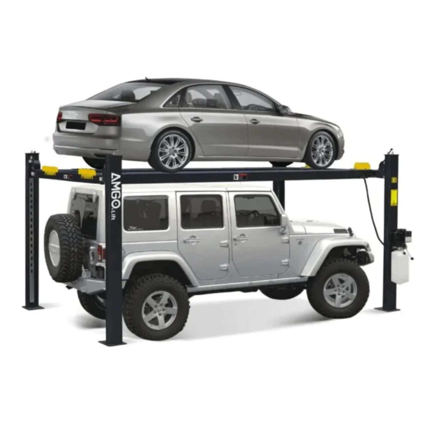 AMGO 408-HP 8,000 lbs 4 Post Parking Lift - 408-HP