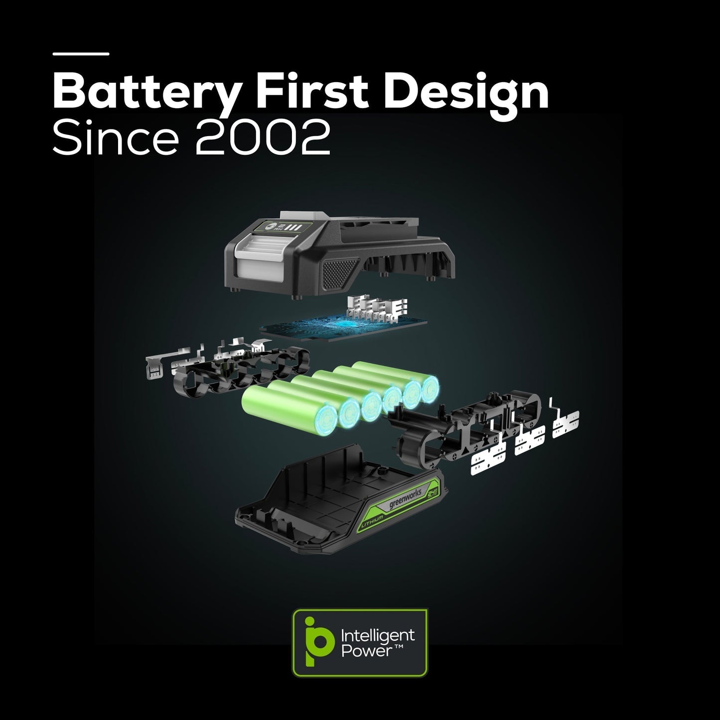 Greenworks 48V (2x24V) 21" Cordless Battery Self-Propelled Lawn Mower w/ Two (2) 5.0Ah USB Batteries & Dual Port Charger - 2532502