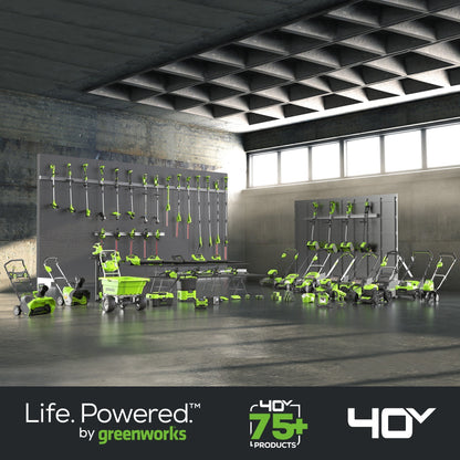 Greenworks 40V 21" Cordless Battery Self-Propelled Lawn Mower w/ 5.0Ah Battery & 2A Charger - 2550002