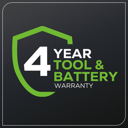 Greenworks 60V 20" Cordless Battery 3.2kW Chainsaw w/ 8.0Ah Battery & Rapid Charger - 2026202