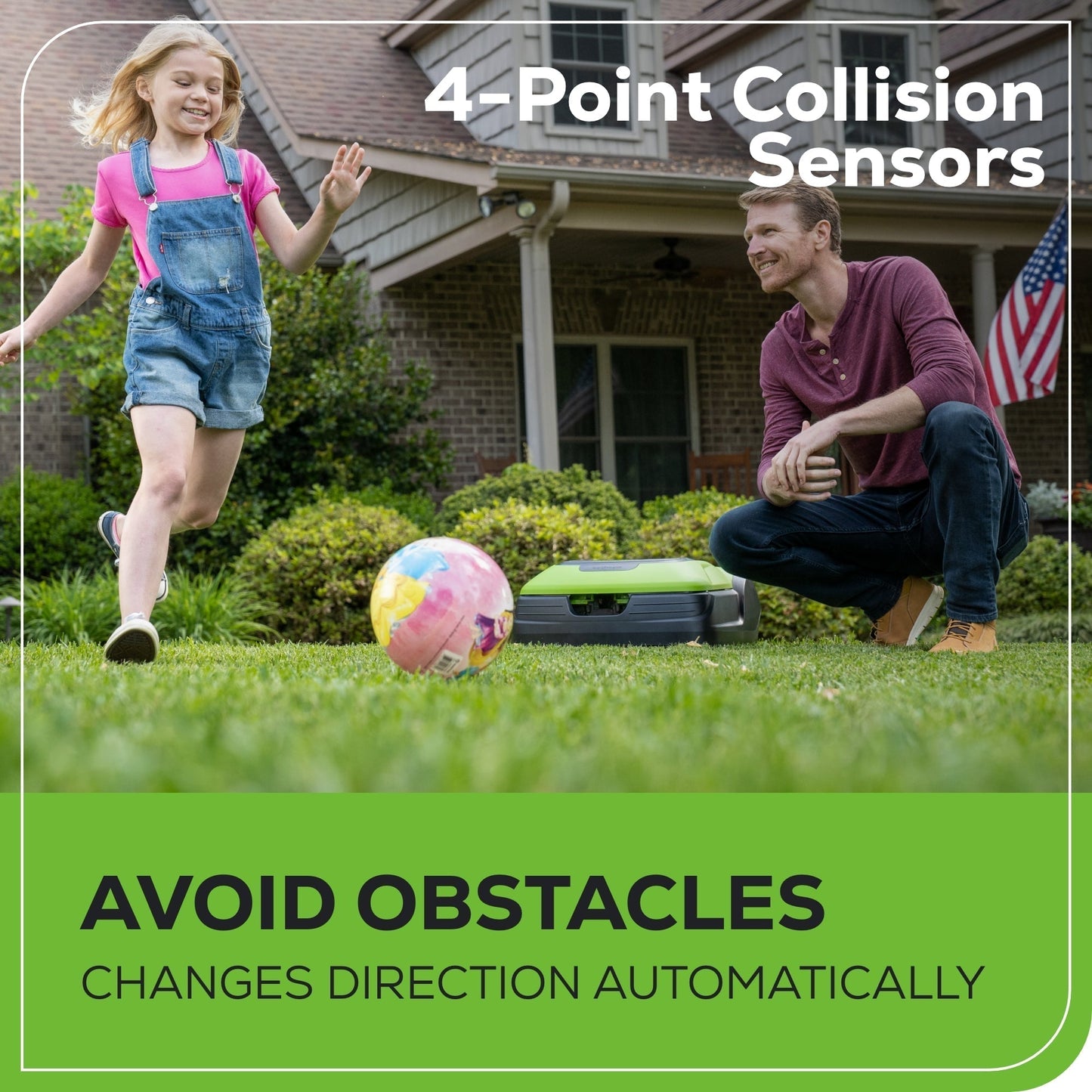 Greenworks optimow 50H High Cut Robotic Lawn Mower - 2530002