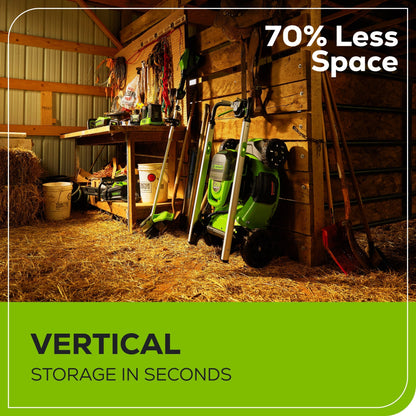 Greenworks 60V 21" Cordless Battery Self-Propelled Lawn Mower w/ Two (2) 4.0Ah Batteries & Dual Port Charger - 2531702