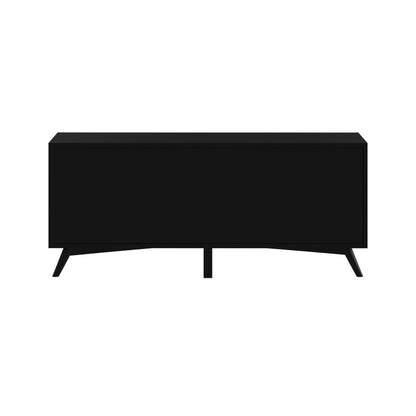 Alpine Flynn Large TV Console, Black - 966BLK-10
