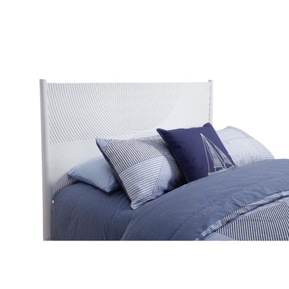 Alpine Tranquility Standard King Panel Bed, White - 1867-07EK