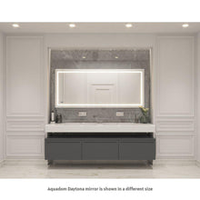 Load image into Gallery viewer, Aquadom Daytona 72&quot; X 36&quot; Rectangle Ultra-Slim Frame LED Lighted Bathroom Mirror With Defogger - D-7236
