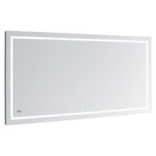 Load image into Gallery viewer, Aquadom Daytona 72&quot; X 36&quot; Rectangle Ultra-Slim Frame LED Lighted Bathroom Mirror With Defogger - D-7236
