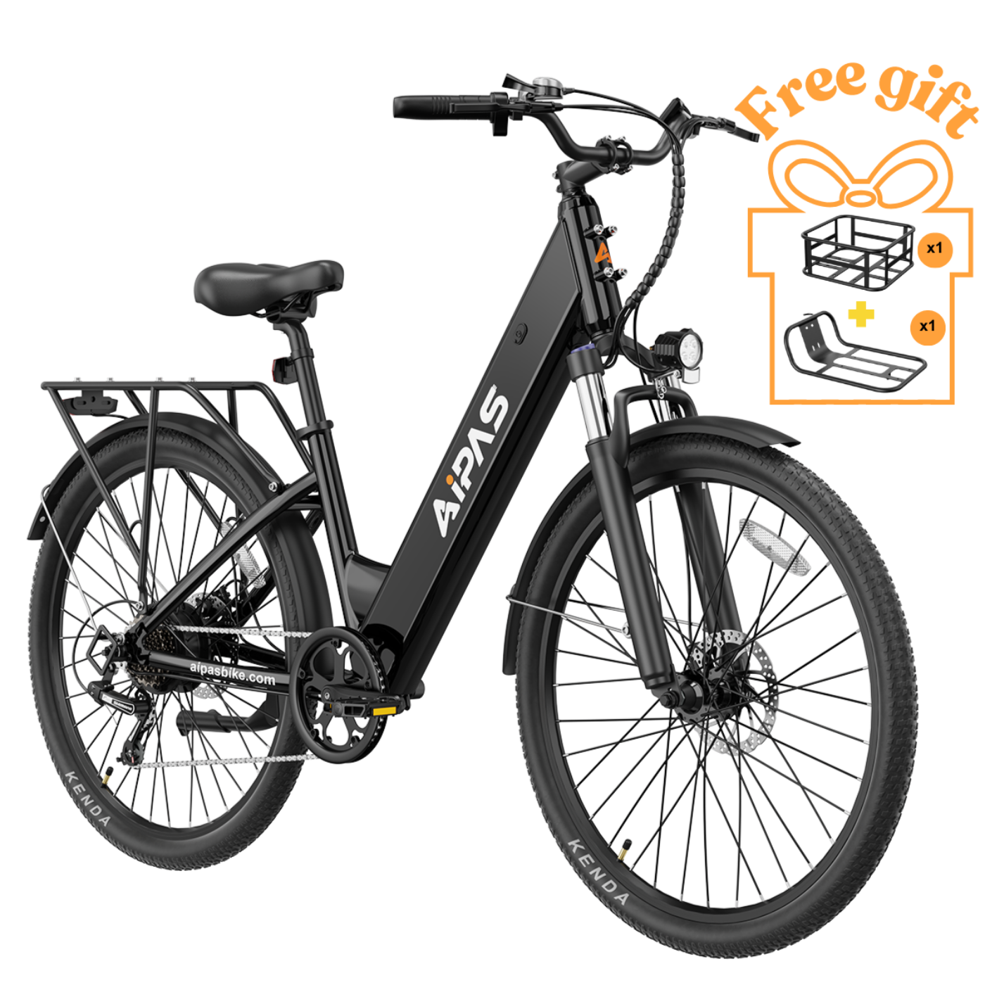 Aipas C1 Xpress ST Ebike - Aipas-C1-BK