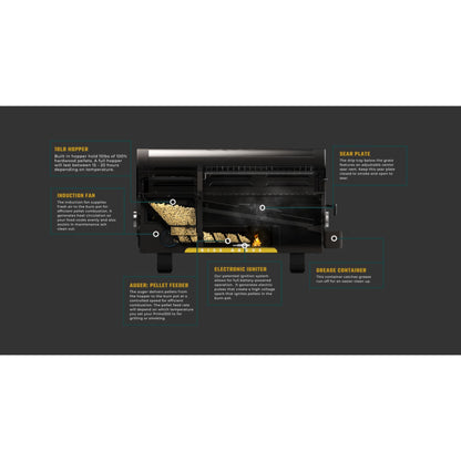 Halo Prime 300 Countertop Pellet Grill - HS-1005-ANA