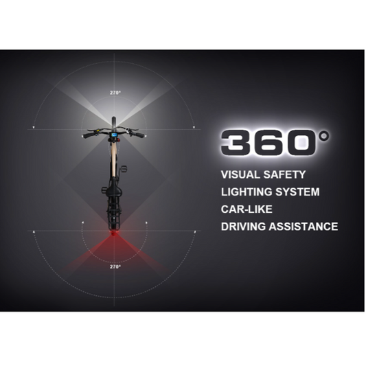 Addmotor 500W E-43 City Pro Electric Bike - EB-E43-CYN