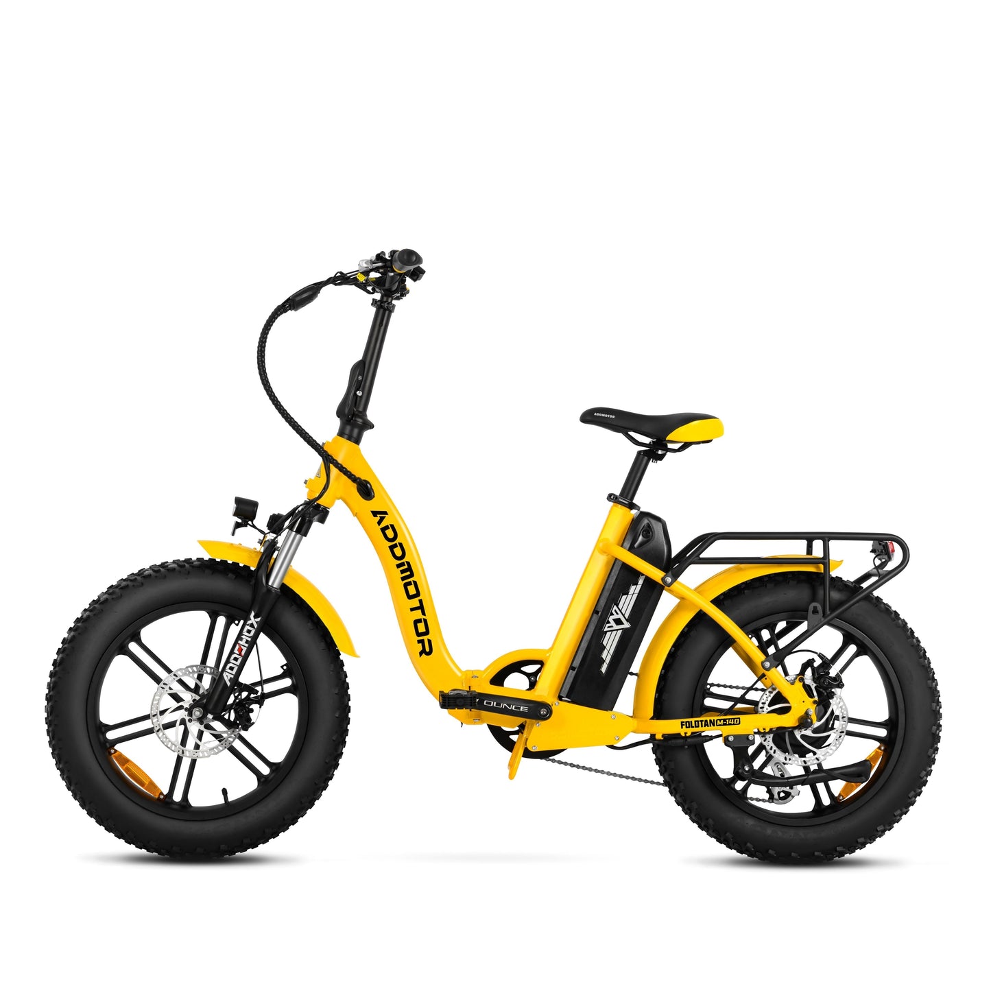 Addmotor 750W Foldtan M-140 2.0 Folding Fat Tire Electric Bike - EB-ADD-M140-BLK