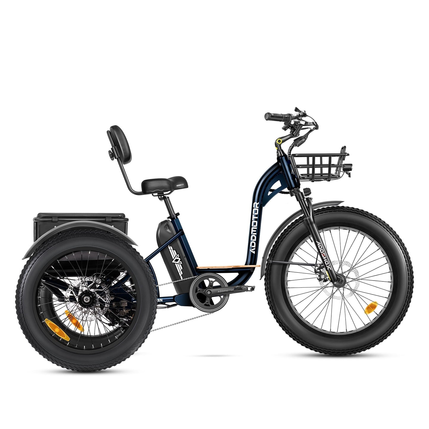 Addmotor 750W 48V Grandtan Plus II Trike Extra Fat Tire Electric Bike - EB-ADD-GTP2-NBL