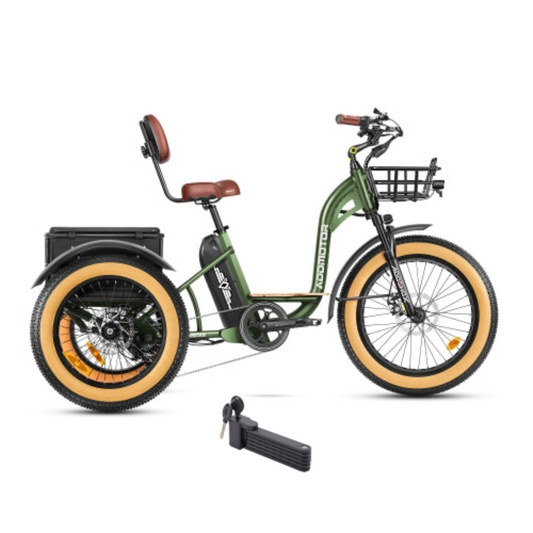 Addmotor 750W 48V Grandtan II Trike Electric Bike -EB-ADD-GTAN2-GRN