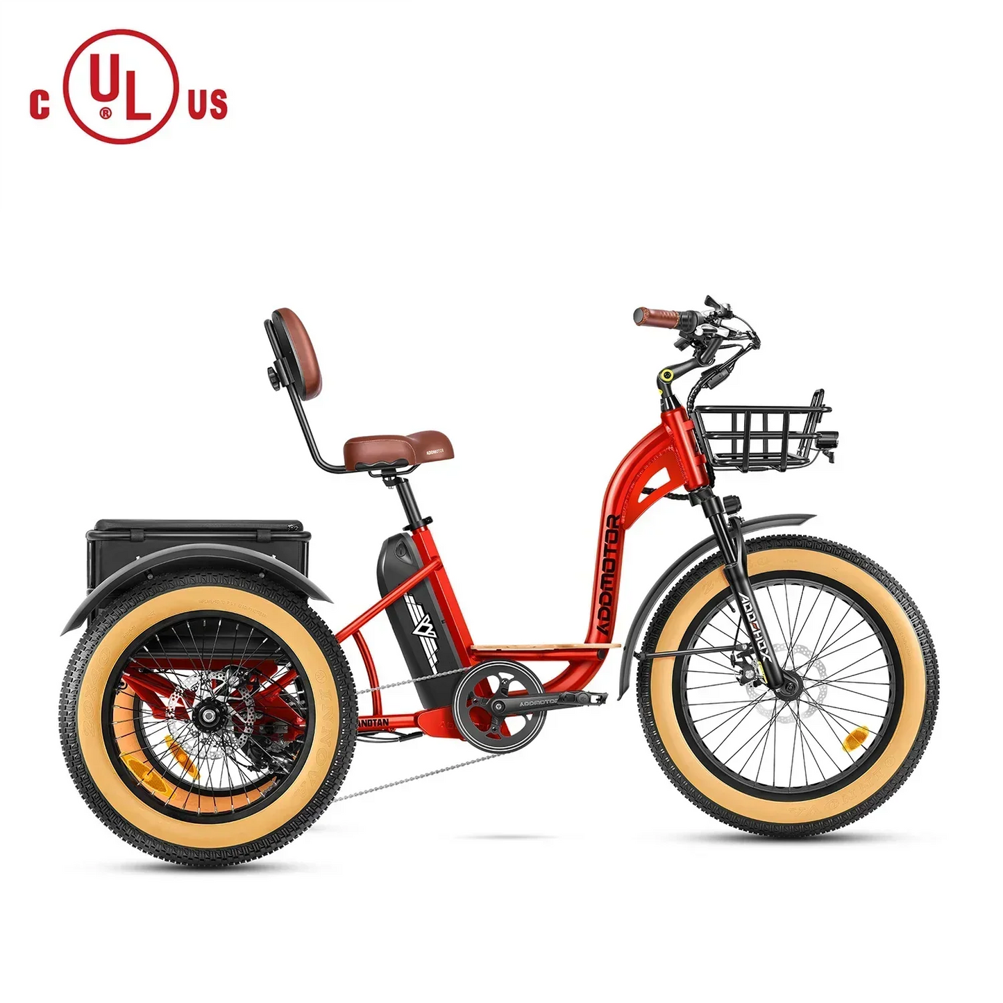Addmotor 750W 48V Grandtan II Trike Electric Bike -EB-ADD-GTAN2-GRN