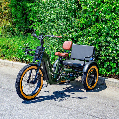 Addmotor 750W 48V Greattan L Trike Fat Tire Electric Bike - EB-ADD-GTL-NBL