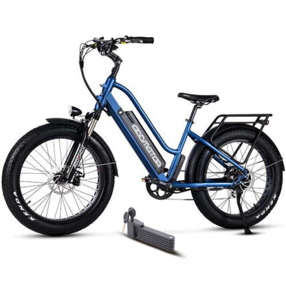AddMotor 750W Motan M-430 Step-Thru Electric Fat Tire Bike - EB-MOTANM430-BLK