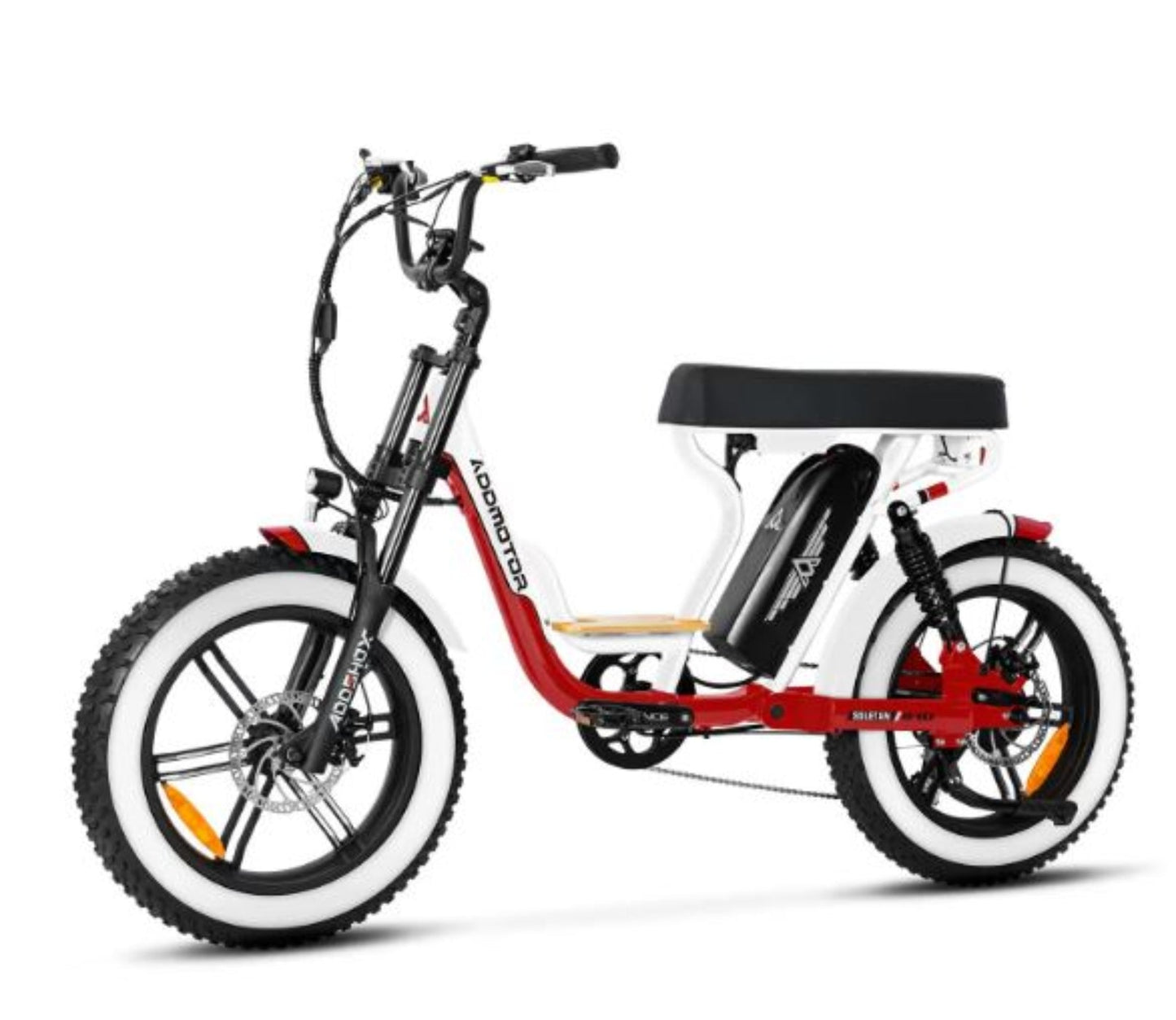 Addmotor 750W Soletan M-66X Moped Style Cruiser Electric Bike - EB-ADD-M66X-ORG
