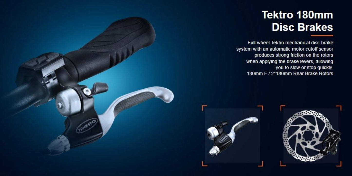 Addmotor 750W Triketan M-330 Fat Tire Electric Trike - EB-ADD-M330-BLK