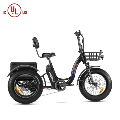 Addmotor 750W 48V Triketan II M-330 Trike Electric Bike - EB-ADD-TT2-YLW