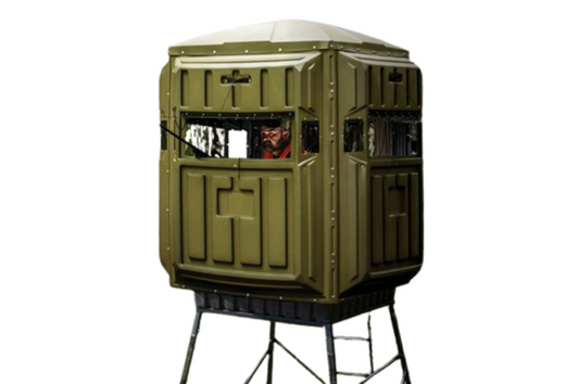 Advantage Hunting Elevated Hunting Blinds With 10' Galvanized QP Kit Advantage Hunting - 5031061