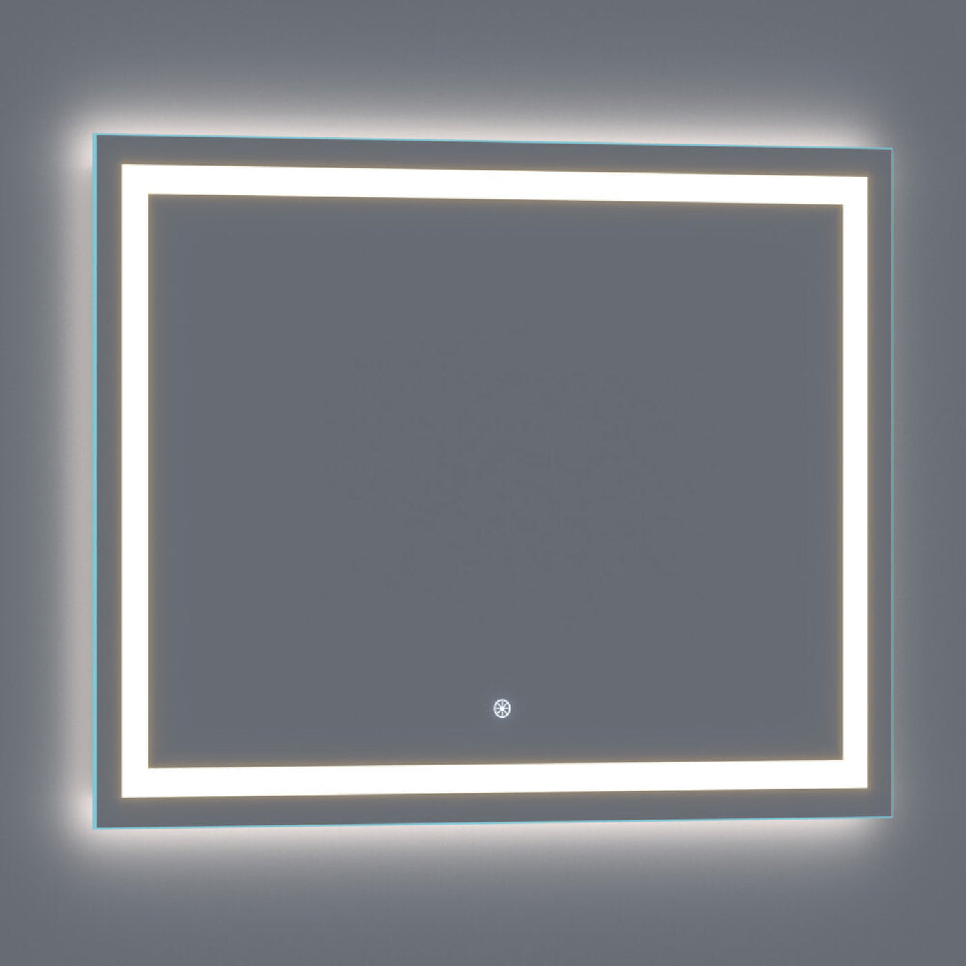 Arpella - Lumina 48 in. x 36 in. LED Lighted Vanity Mirror with Built-In Dimmer and Anti-Fog Feature - LEDSM2048