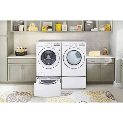 LG 27 In. 7.4-Cu. Ft. Front Load Electric Dryer in White (DLE3400W)