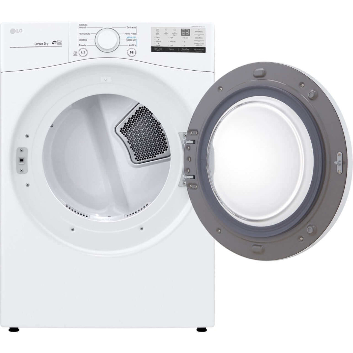 LG 27 In. 7.4-Cu. Ft. Front Load Electric Dryer in White (DLE3400W)