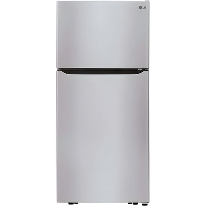 LG 30 in. Refrigerator with Top-Mount Freezer in Stainless Steel 20 Cu. Ft. (LTCS20030S)