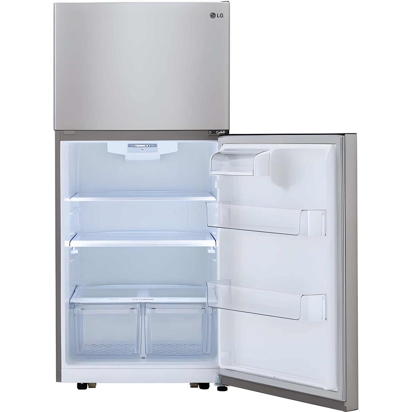 LG 30 in. Top Mount Refrigerator in Stainless Steel 20 Cu. Ft. (LTCS20020S)
