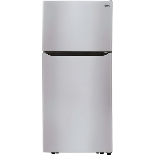 LG 30 in. Top Mount Refrigerator in Stainless Steel 20 Cu. Ft. (LTCS20020S)