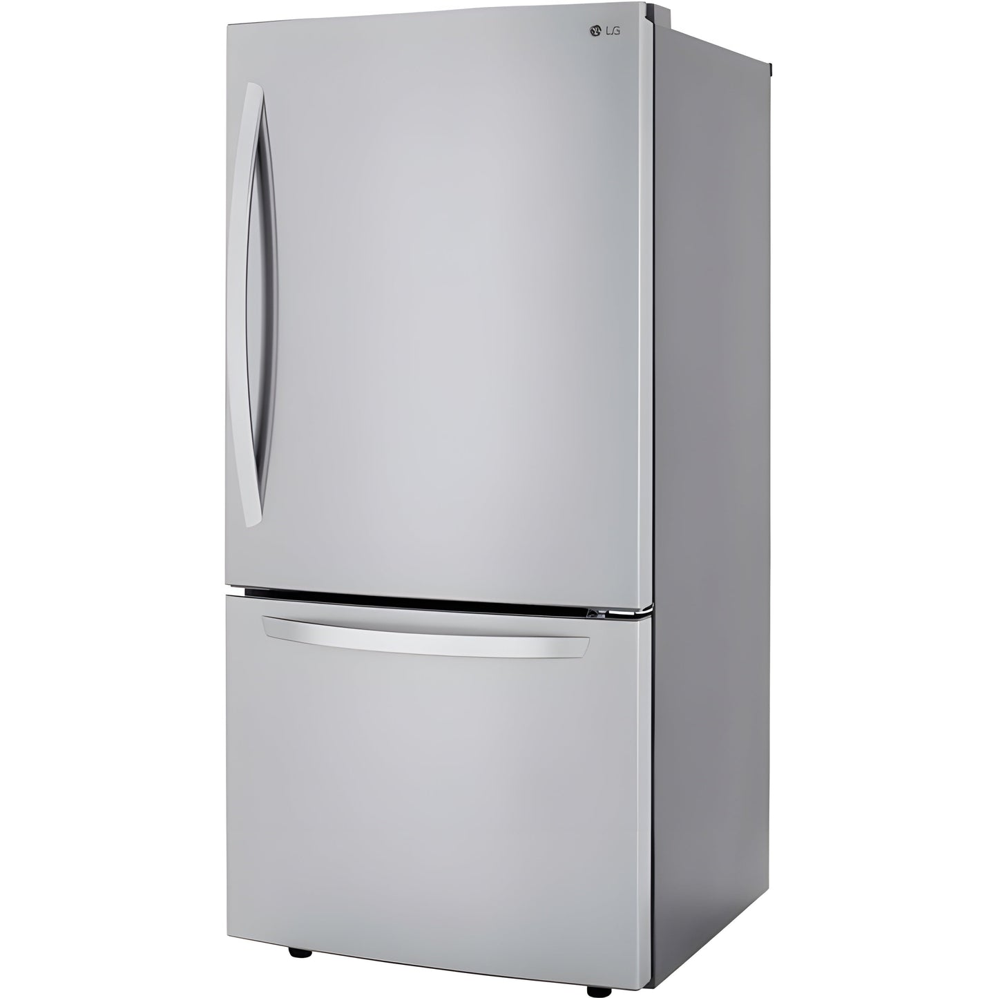 LG 33 in. Bottom Freezer Refrigerator in Stainless Steel 26 Cu. Ft. (LRDCS2603S)