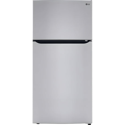 LG 33 in. Top Freezer Refrigerator in Stainless Steel 24 Cu. Ft. (LRTLS2403S)