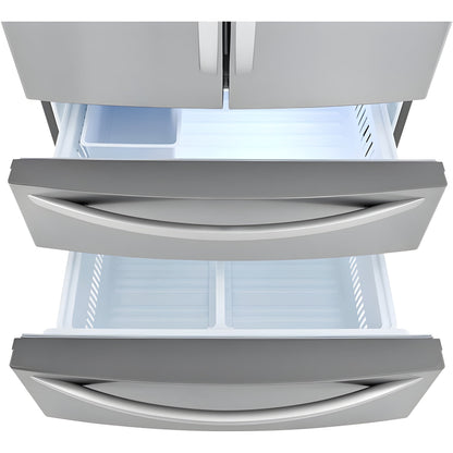 LG 36 in. 4-Door French Door Refrigerator 27 Cu. Ft. (LMWS27626S)