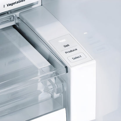 LG 36 in. 4-Door French Door Refrigerator in Black Stainless Steel 30 Cu. Ft. (LRMDS3006D)