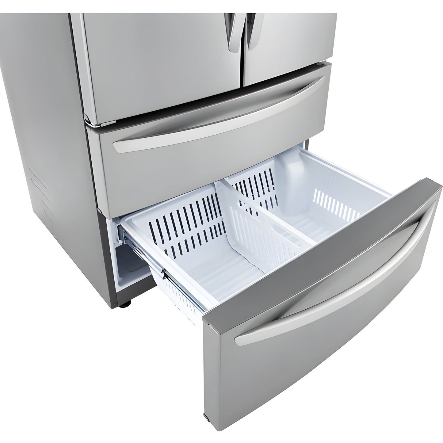 LG 36 in. 4-Door French Door Refrigerator in Stainless Steel 23 Cu. Ft. (LMWC23626S)