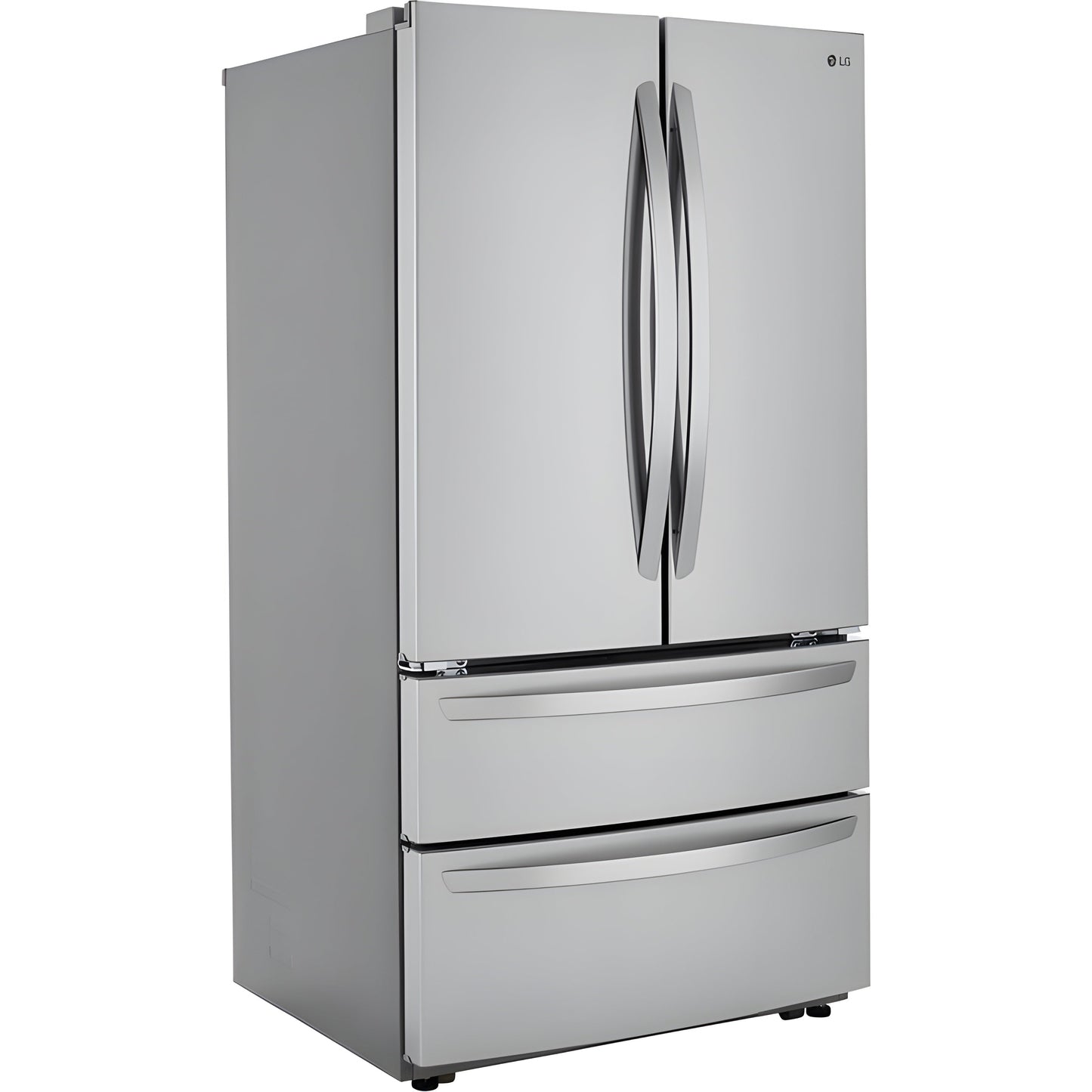 LG 36 in. 4-Door French Door Refrigerator in Stainless Steel 23 Cu. Ft. (LMWC23626S)