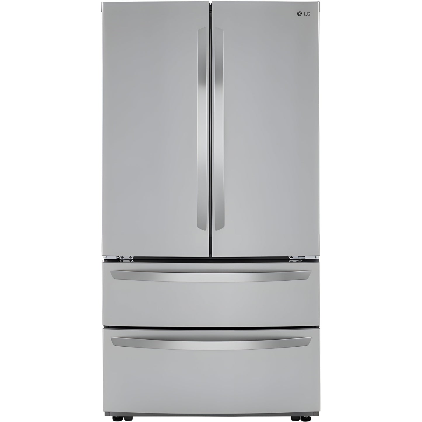 LG 36 in. 4-Door French Door Refrigerator in Stainless Steel 23 Cu. Ft. (LMWC23626S)