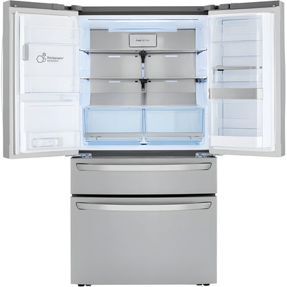 LG 36 in. 4-Door French Door Refrigerator in Stainless Steel 23 Cu. Ft. (LRMDC2306S)