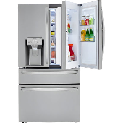 LG 36 in. 4-Door French Door Refrigerator in Stainless Steel 23 Cu. Ft. (LRMDC2306S)